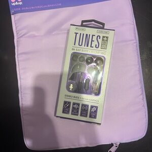 Purple In-Ear Earbuds with Mic